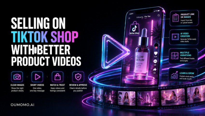 Selling on TikTok Shop with better product videos — Oumomo