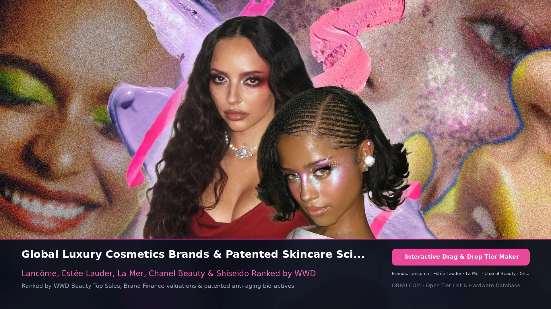 Cosmetics Brand Rankings - 天梯图与数据榜单