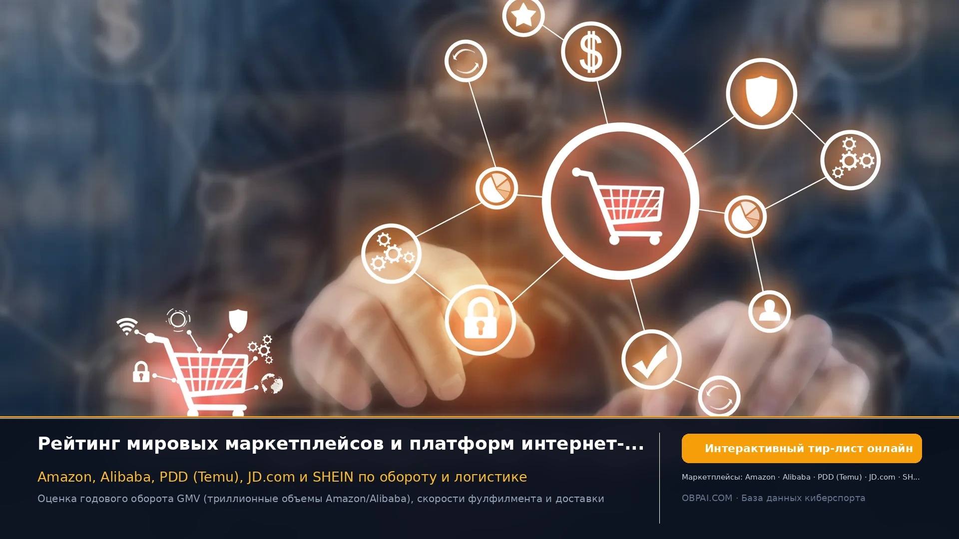 Рейтинг площадок e-commerce 2026 - 天梯图与数据榜单