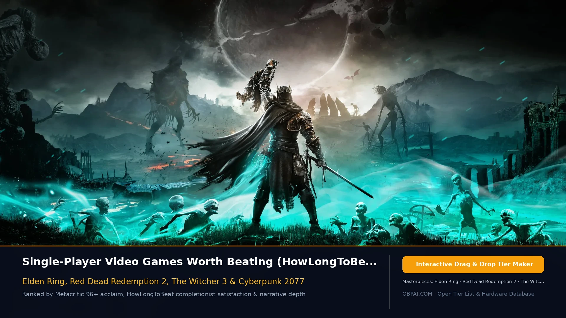 Games Worth Finishing: Rankings - 天梯图与数据榜单