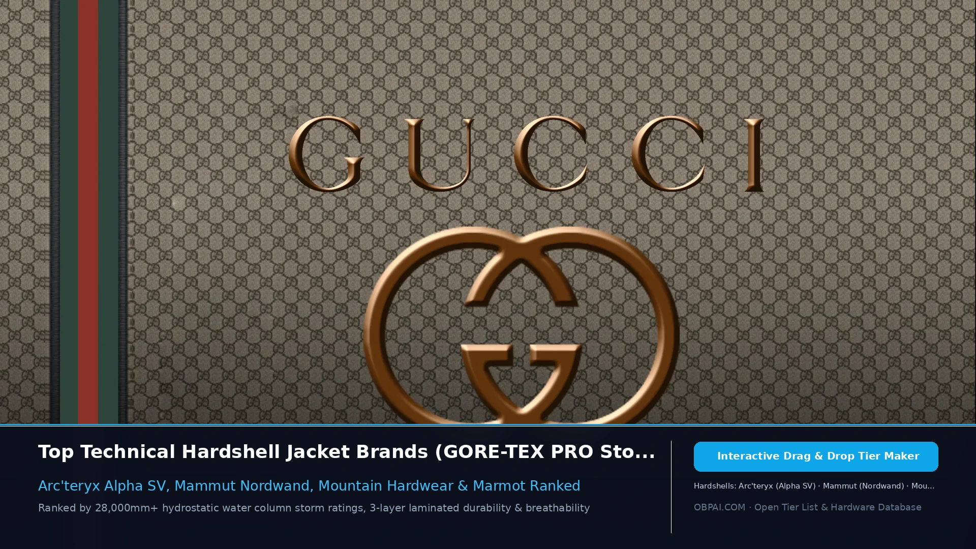 2026 Hardshell Jacket Brand Rankings - 天梯图与数据榜单