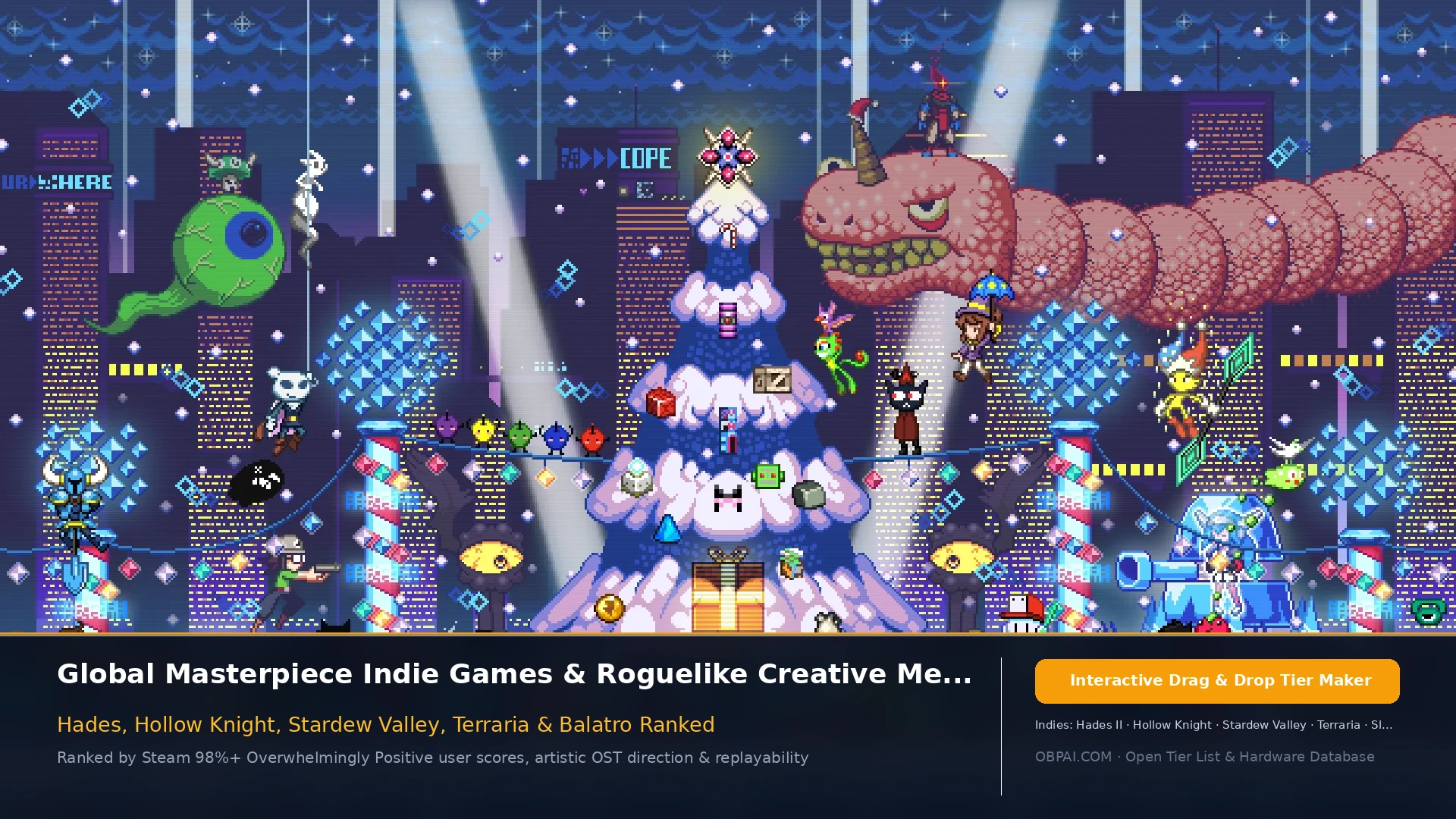 Indie Game Rankings - 天梯图与数据榜单