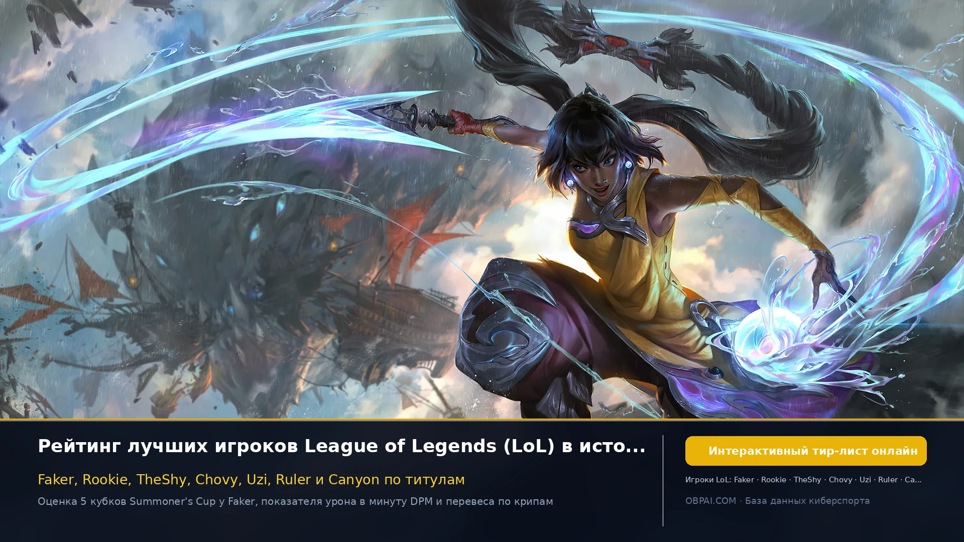 Рейтинг игроков League of Legends 2026 года - 天梯图与数据榜单