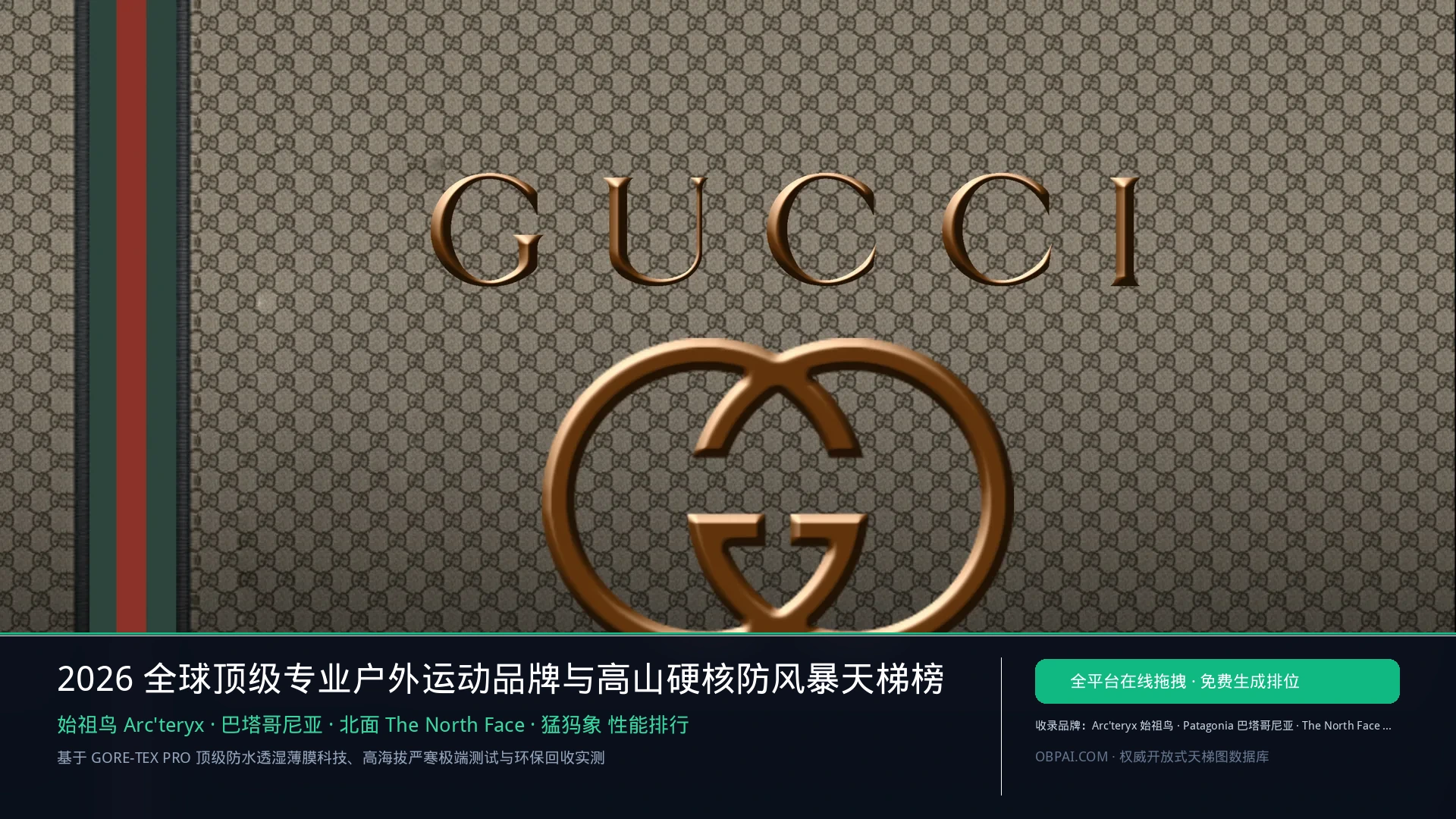 2026年户外品牌排行榜 - 天梯图与数据榜单