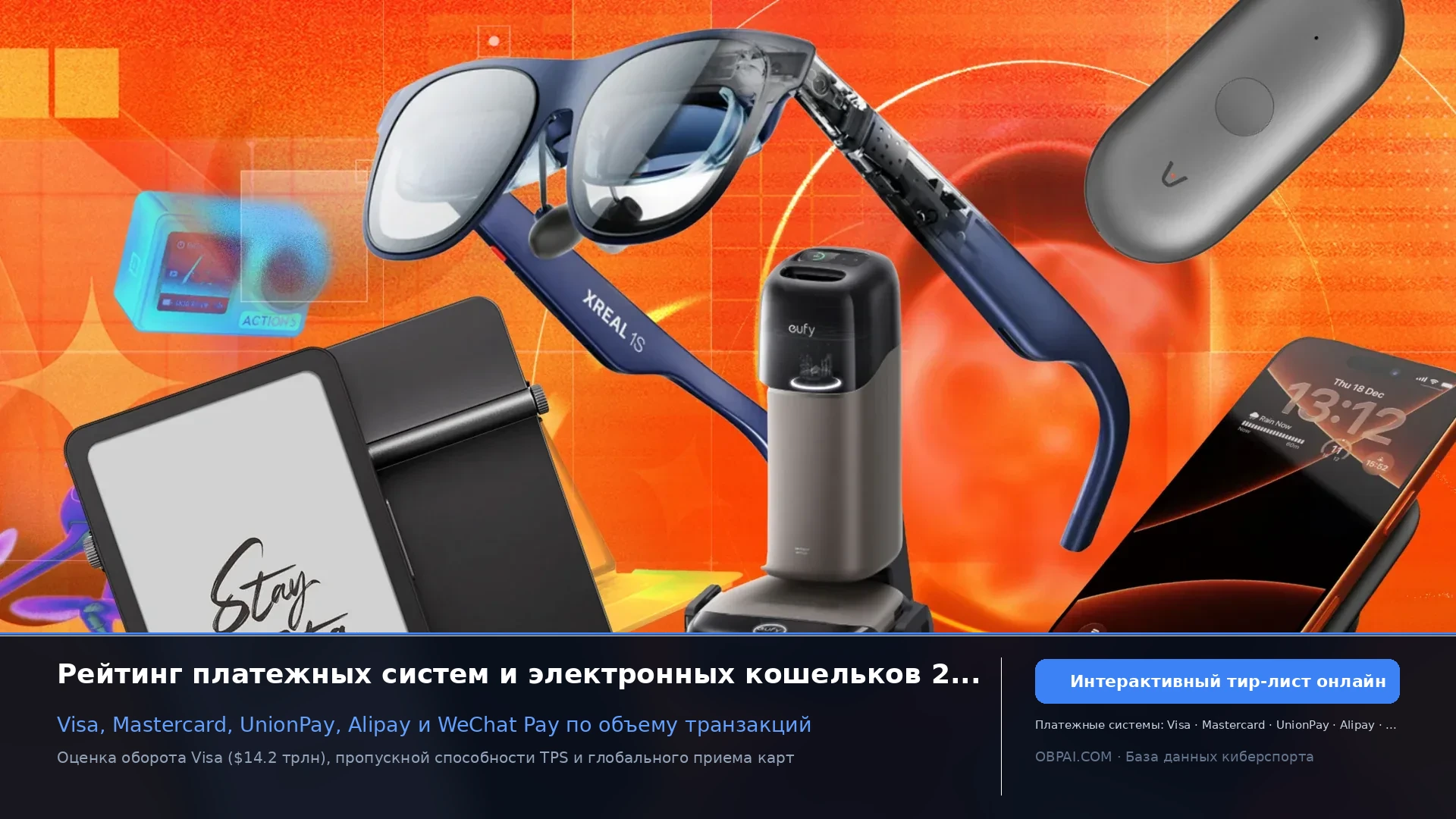 Мировые платёжные платформы 2026 - 天梯图与数据榜单