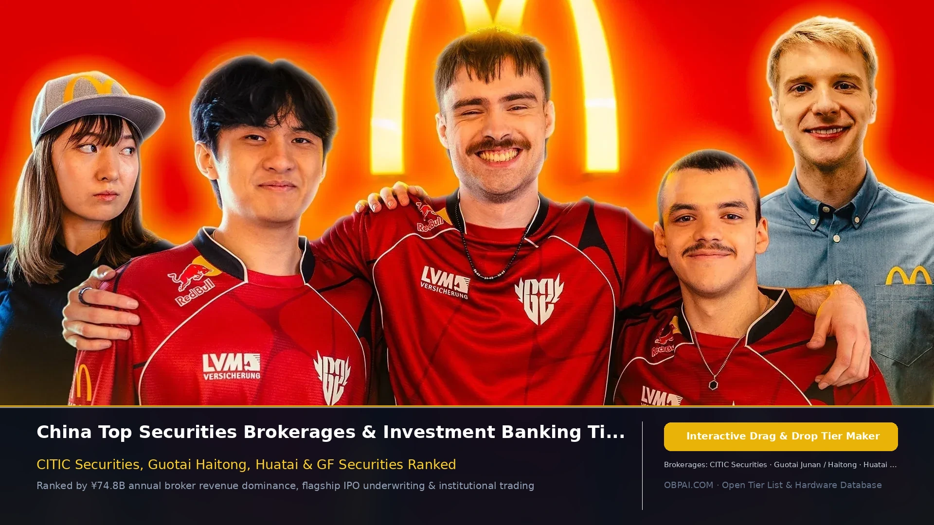 Chinese Securities Brokers of 2026 - 天梯图与数据榜单