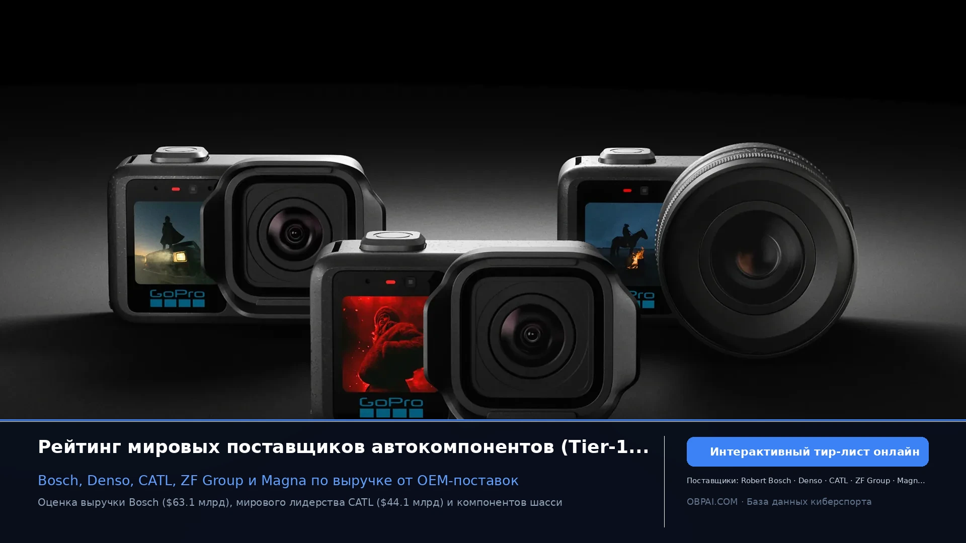 Автокомпоненты 2026 - 天梯图与数据榜单