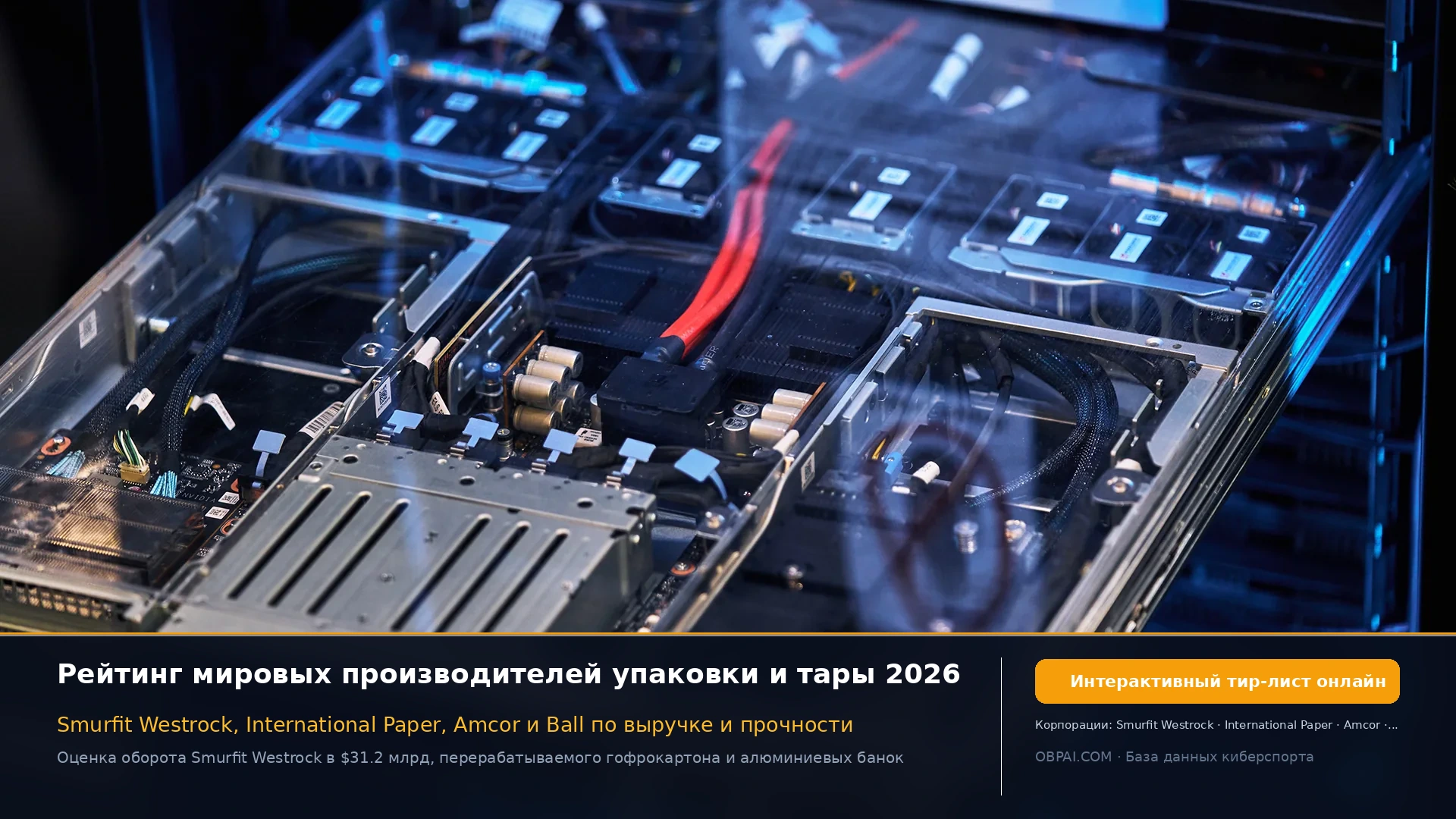 Упаковочные компании 2026 - 天梯图与数据榜单