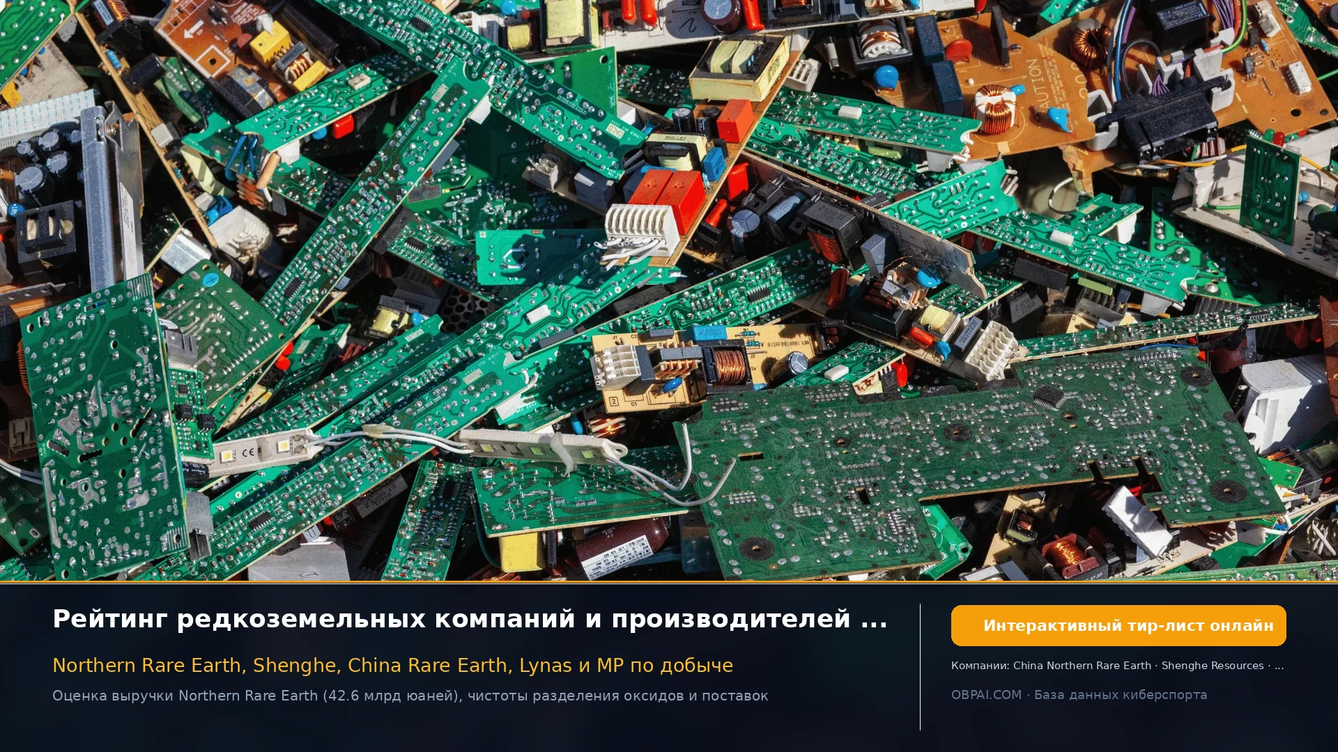 Глобальные редкоземельные компании 2026 - 天梯图与数据榜单