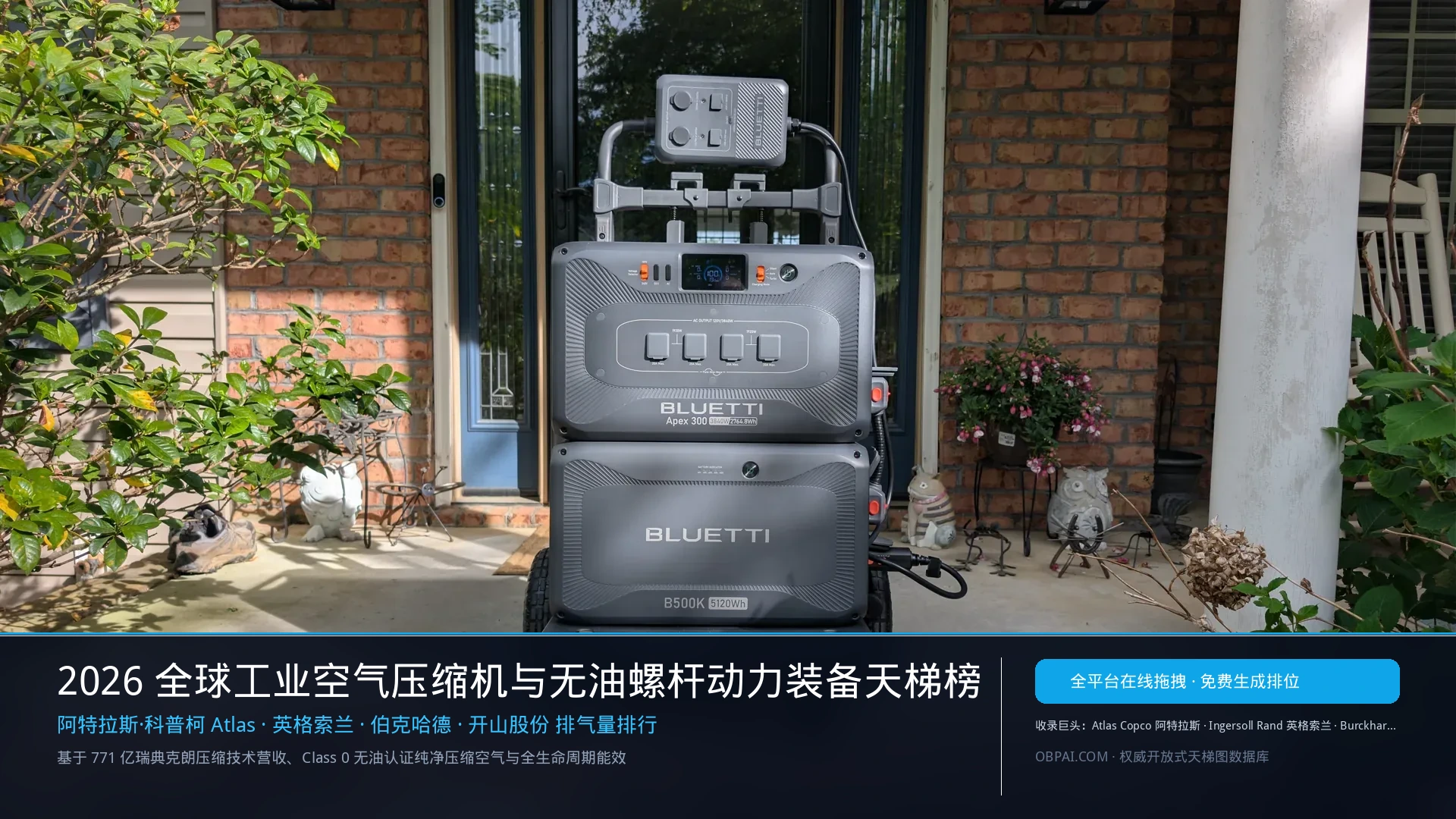 2026年全球压缩机公司排行榜 - 天梯图与数据榜单