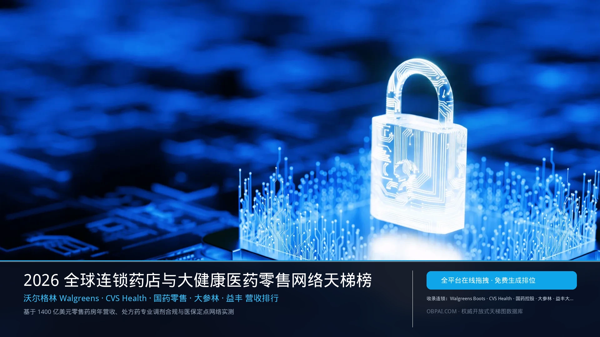 2026年全球药店连锁排行榜 - 天梯图与数据榜单