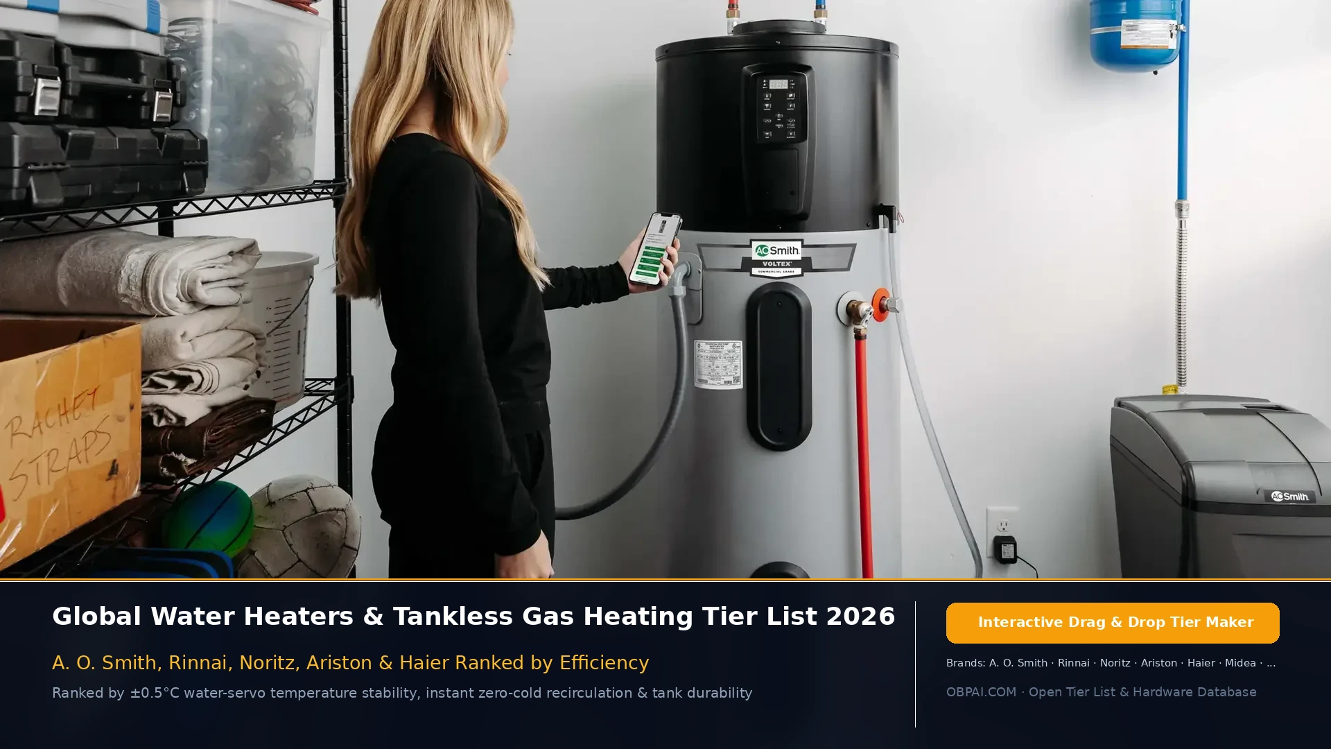 Global Water Heater Brands of 2026 - 天梯图与数据榜单