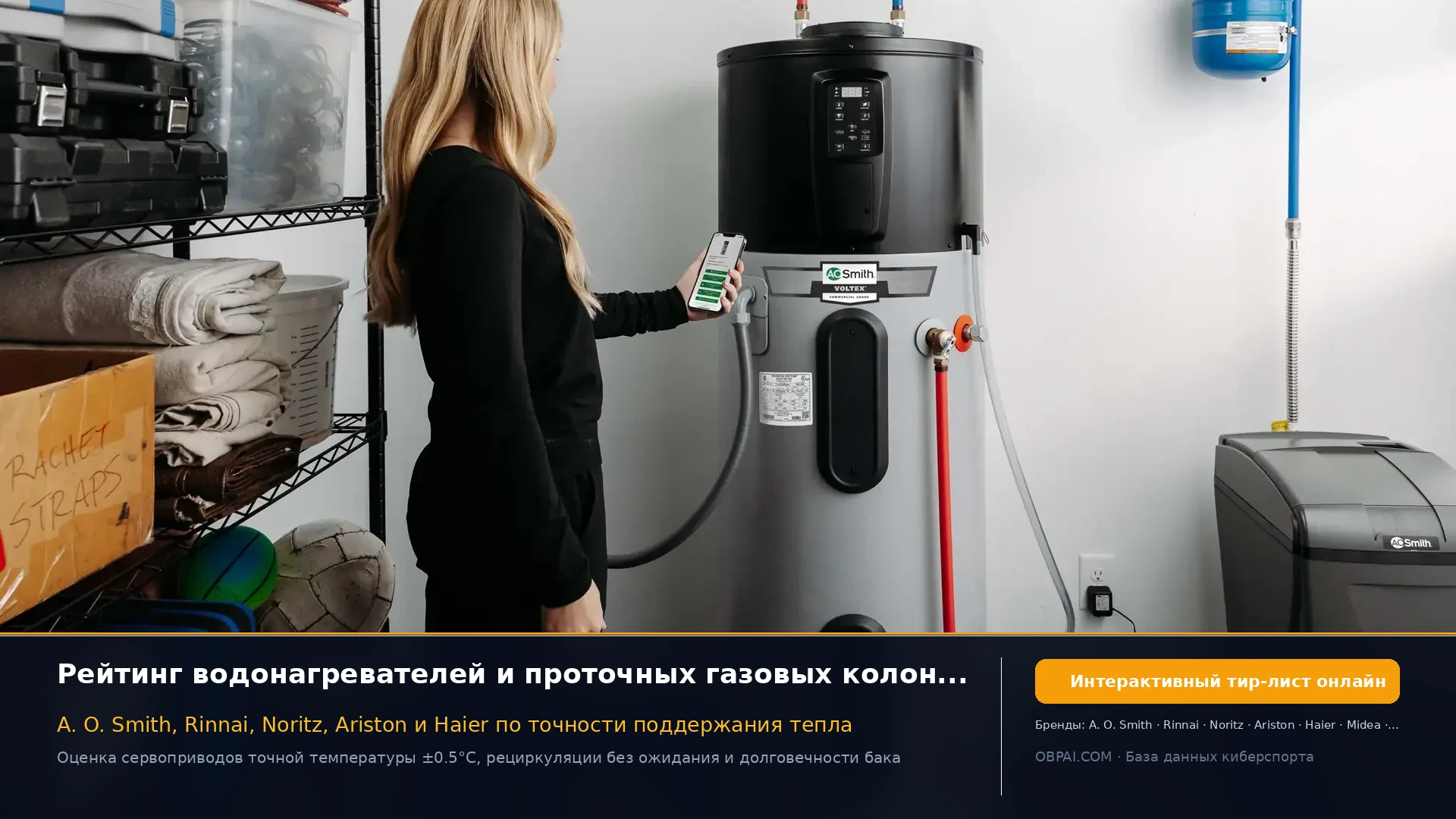 Глобальные бренды водонагревателей 2026 - 天梯图与数据榜单