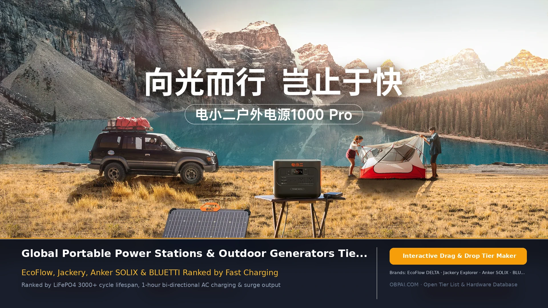 Global Portable Power Station & Solar Generator Brands Tier List 2026 - 天梯图与数据榜单