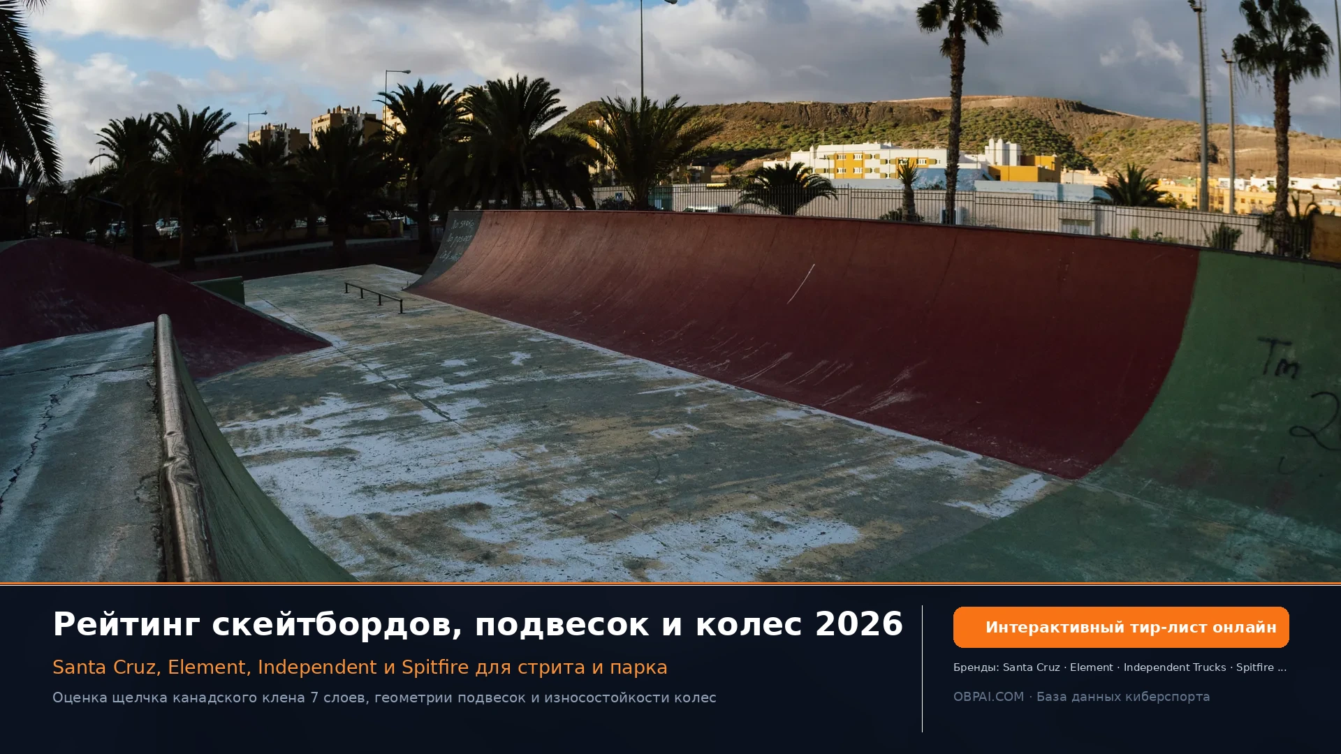 Рейтинг производителей скейтов и лонгбордов 2026 - 天梯图与数据榜单