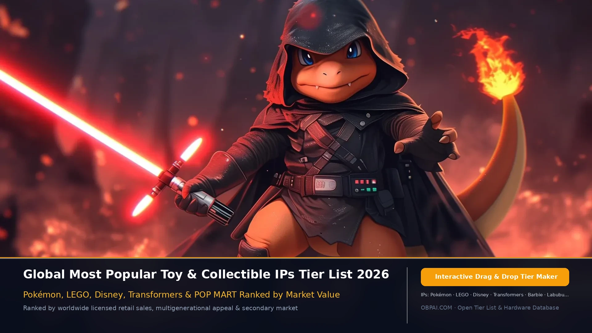 Global Most Popular Toy IPs Tier List 2026 - 天梯图与数据榜单