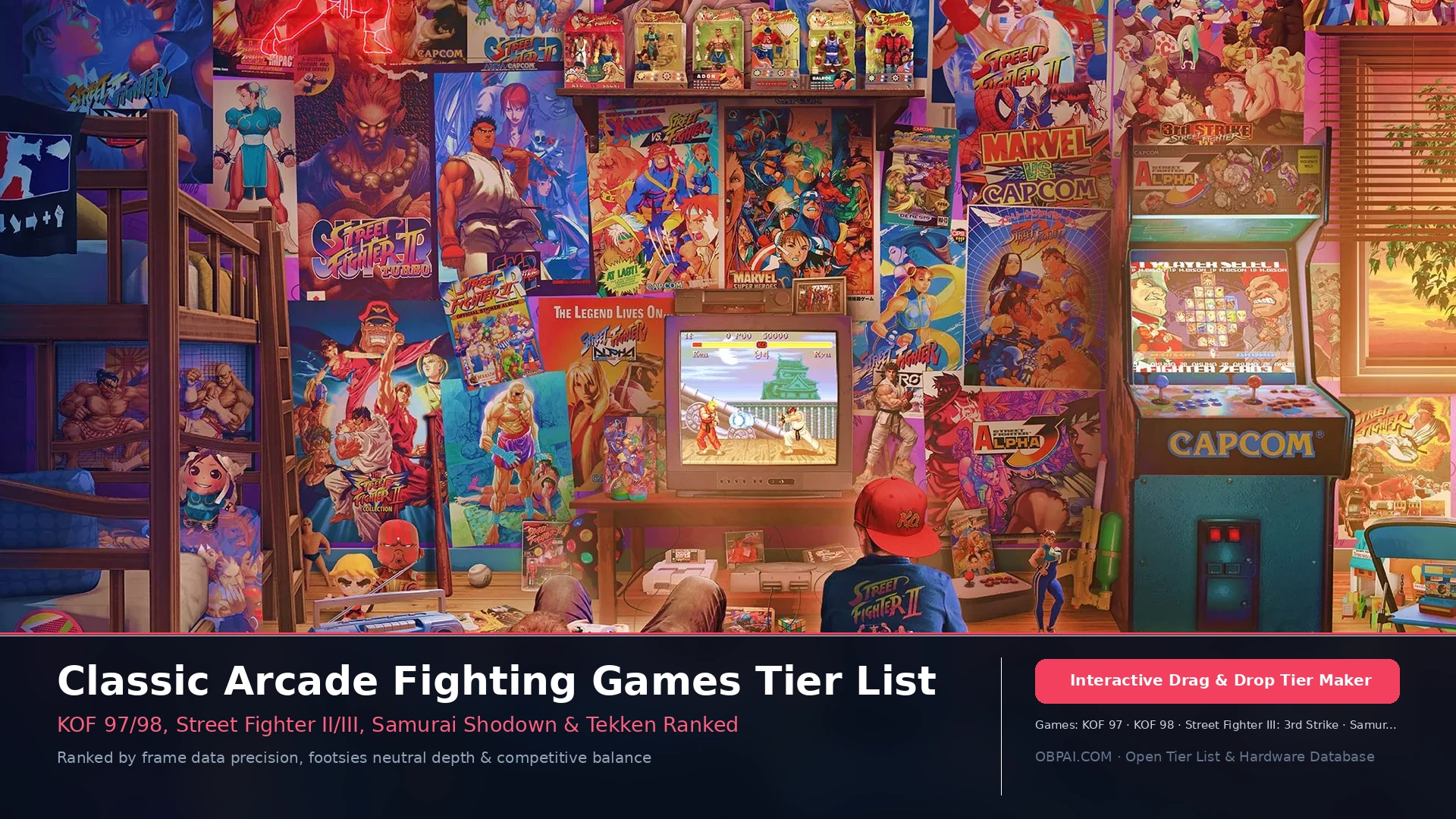 Classic Arcade Fighting Games Tier List - 天梯图与数据榜单