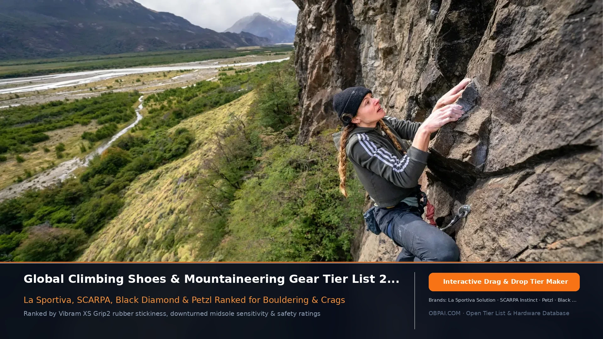 Global Climbing Shoes & Mountaineering Gear Brands Tier List 2026 - 天梯图与数据榜单