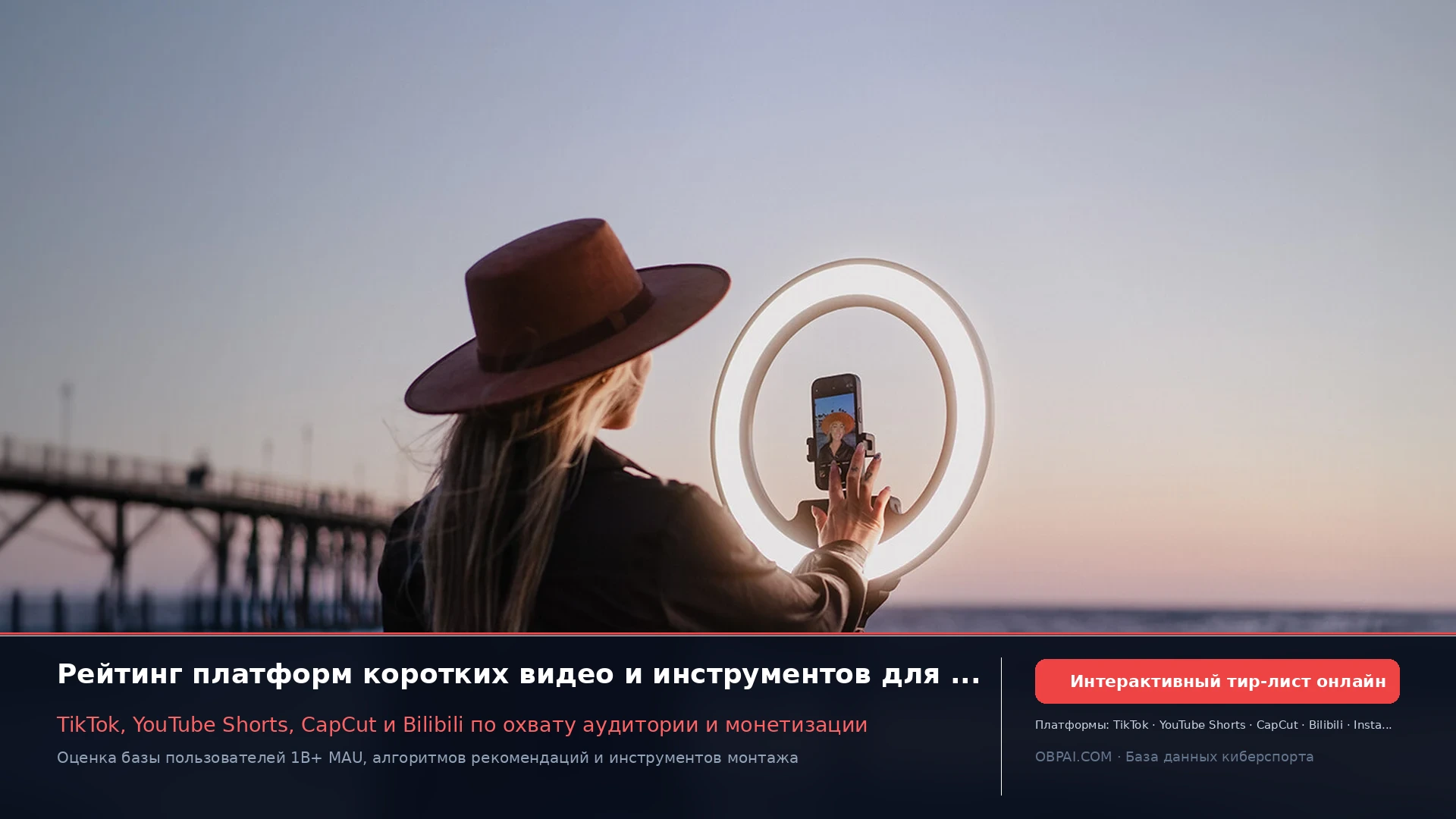 Рейтинг платформ короткого видео и креаторов 2026 - 天梯图与数据榜单