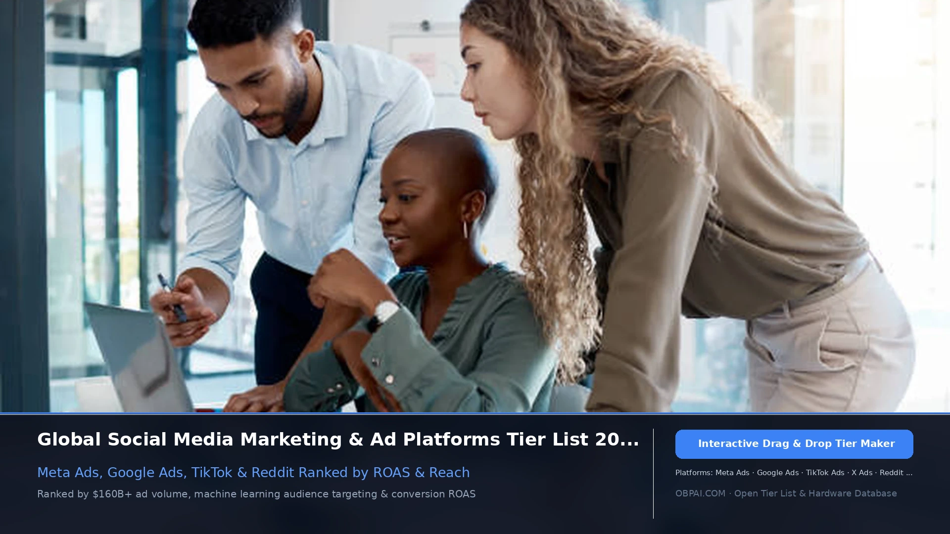 Global Social Media Marketing & Ad Platforms Tier List 2026 - 天梯图与数据榜单