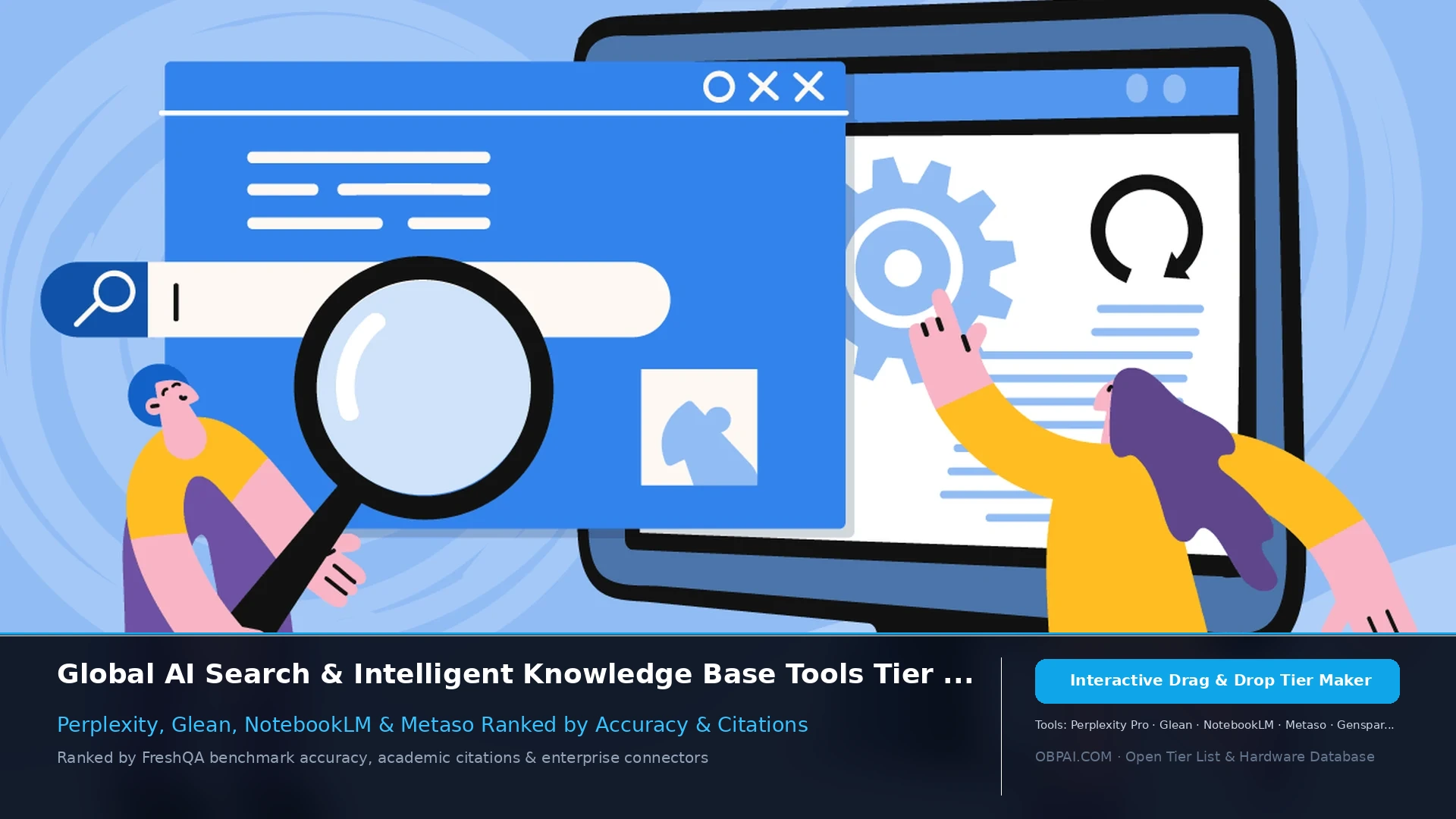 Global AI Search & Intelligent Knowledge Base Tools Tier List 2026 - 天梯图与数据榜单