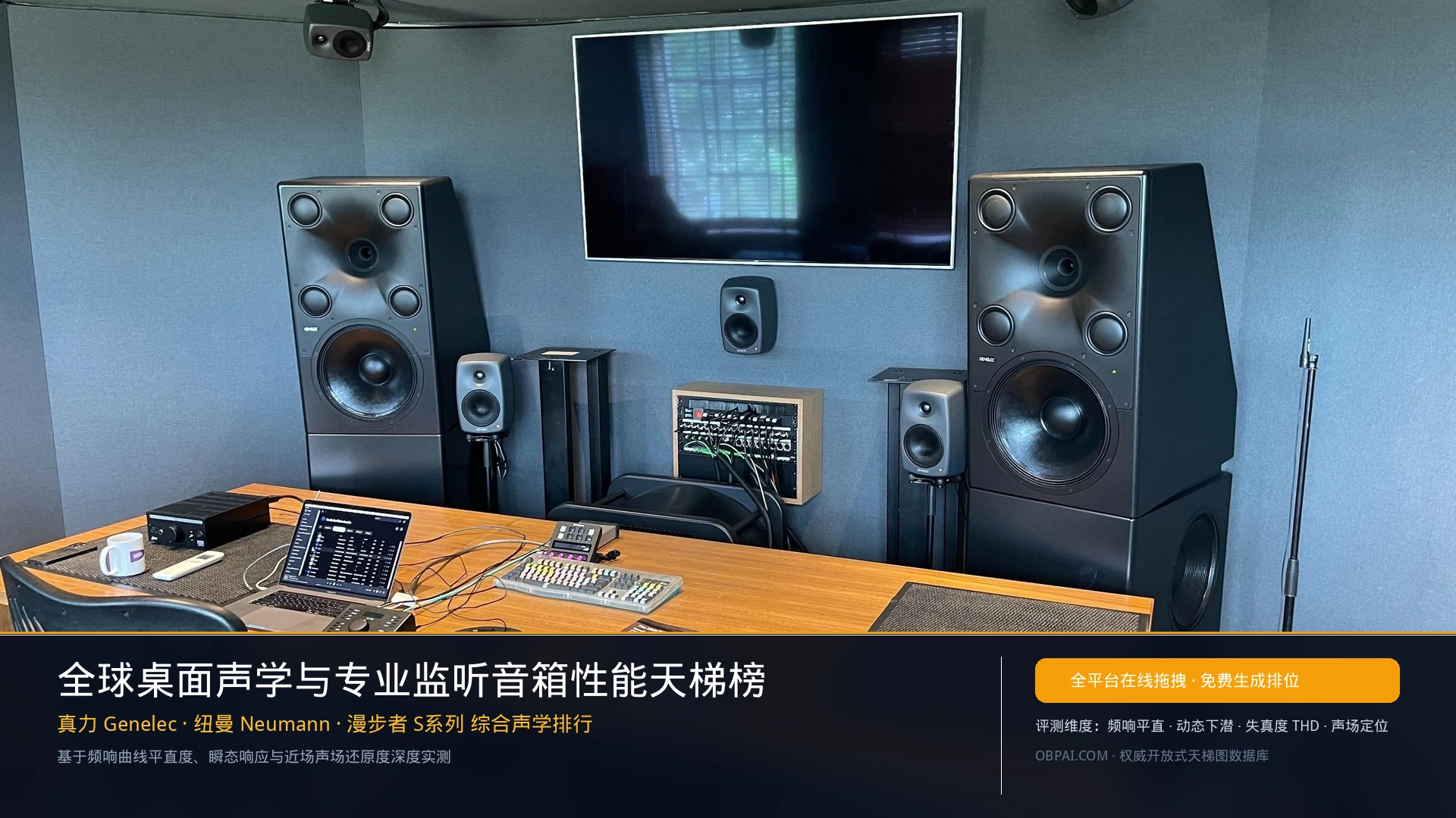 2026年全球桌面声学与专业监听音箱排行榜 - 天梯图与数据榜单