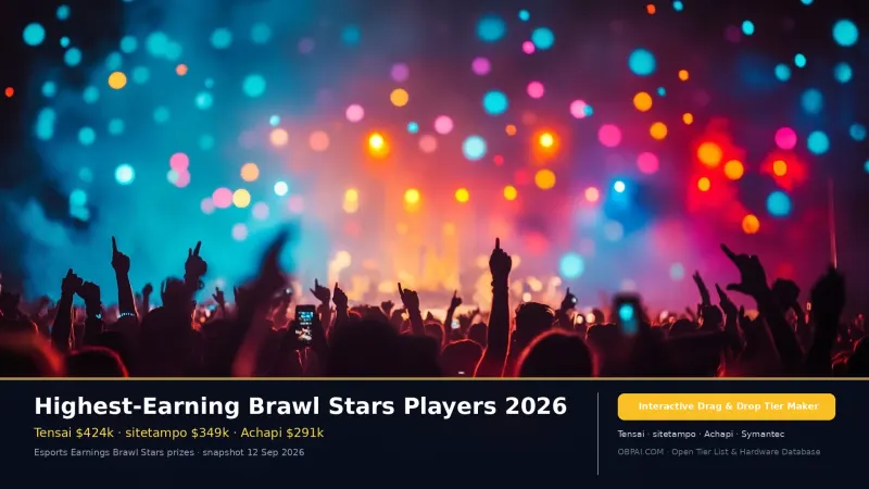 Highest-Earning Brawl Stars Players 2026