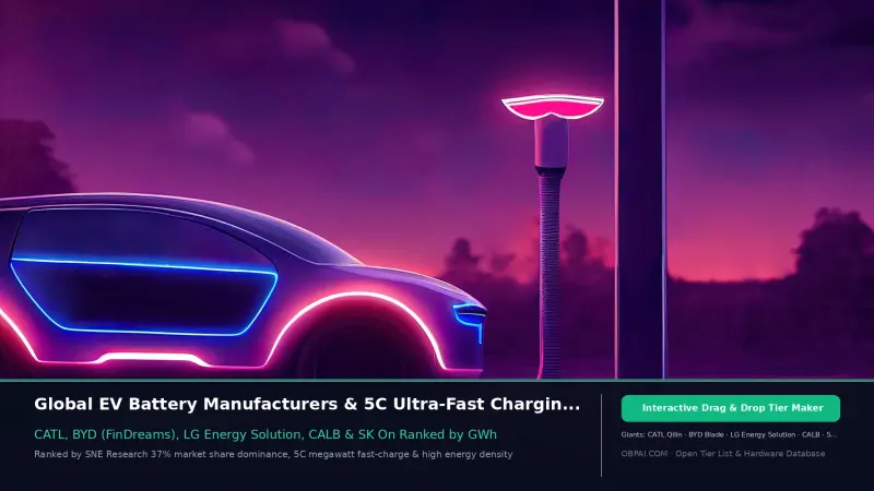 Best EV Battery Makers of 2026