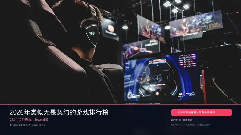 2026年类似无畏契约的游戏排行榜
