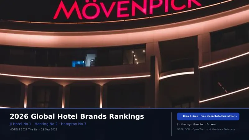 2026 Global Hotel Brands Rankings