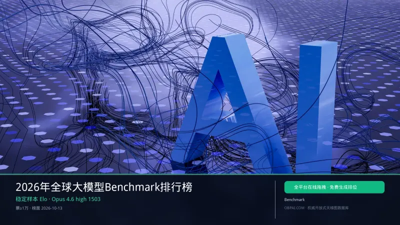 2026年全球大模型Benchmark排行榜