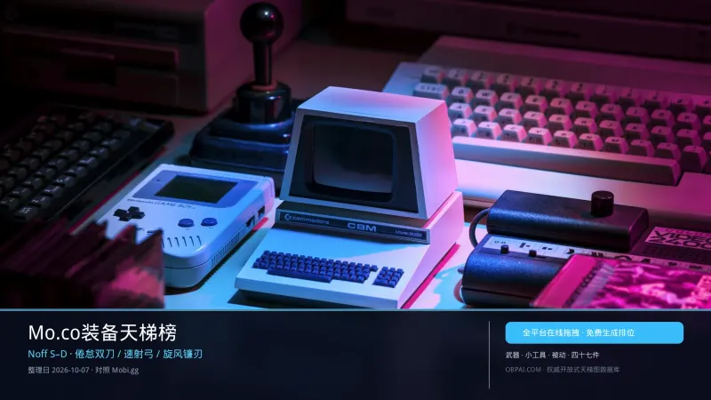 2026年Mo.co装备排行榜