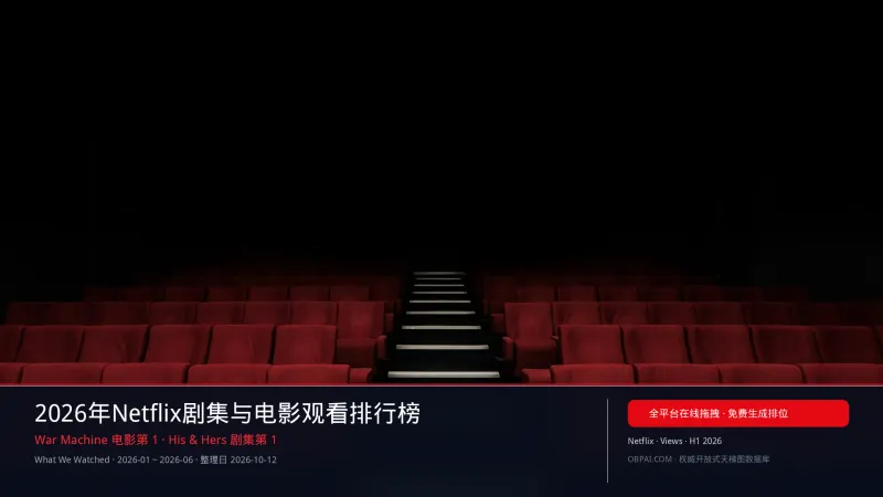 2026年Netflix剧集与电影观看排行榜