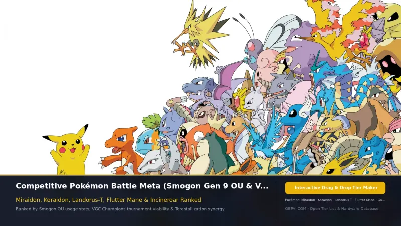 Pokémon Tier List 2026