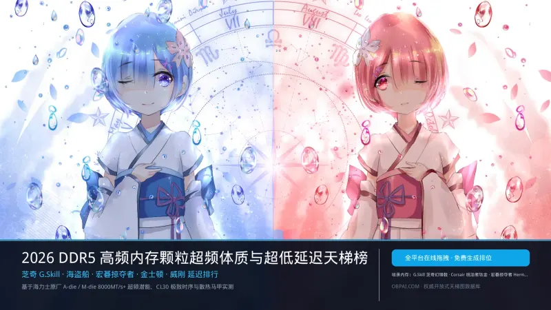 2026年内存排行榜