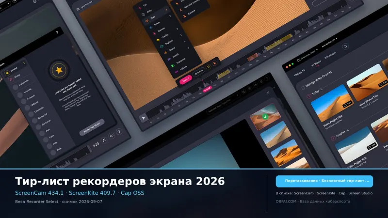 Тир-лист программ записи экрана 2026
