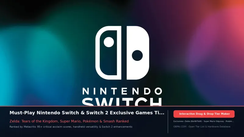 Nintendo Switch Game Rankings
