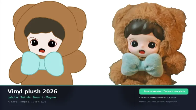 Рейтинг vinyl plush 2026