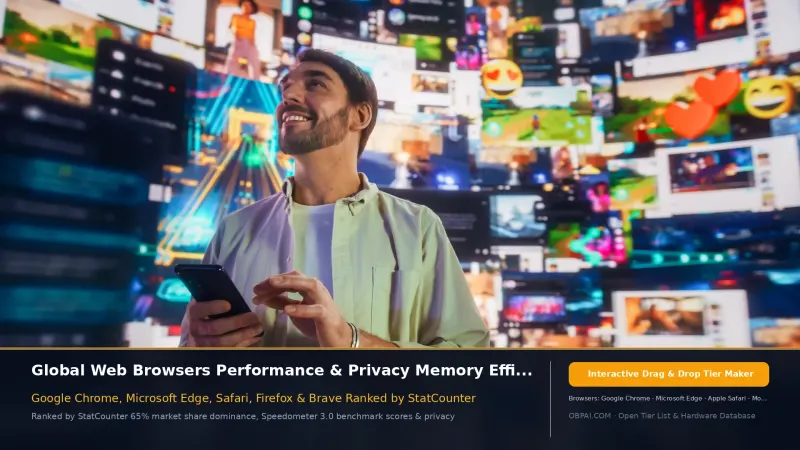 Mainstream Browser Leaderboard
