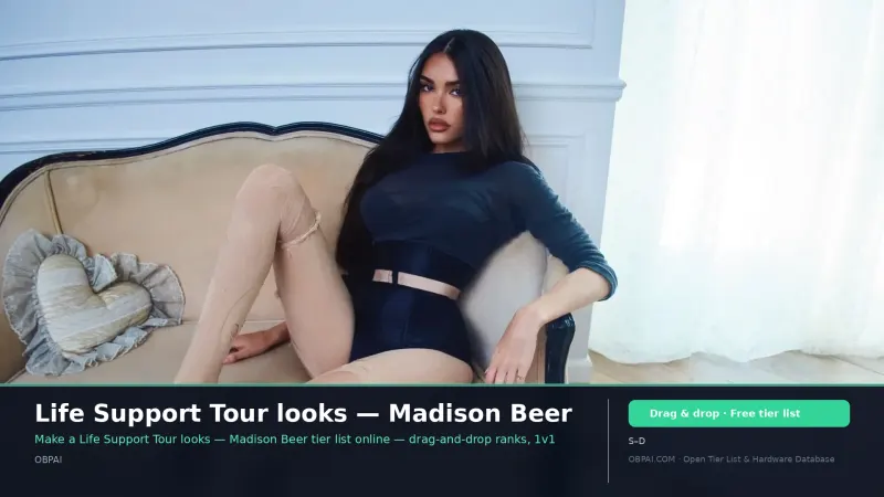 Life Support Tour looks — Madison Beer