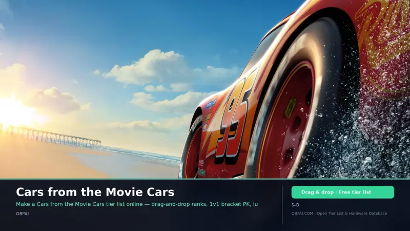 Cars from the Movie Cars