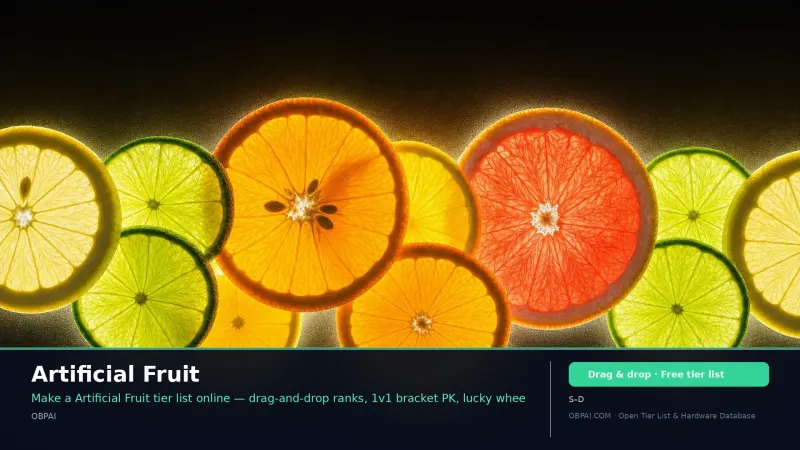 Artificial Fruit