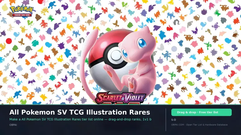 All Pokemon SV TCG Illustration Rares