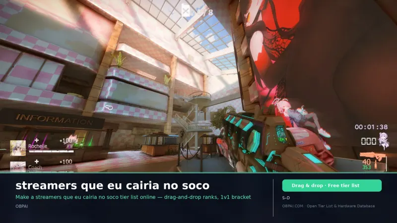 streamers que eu cairia no soco