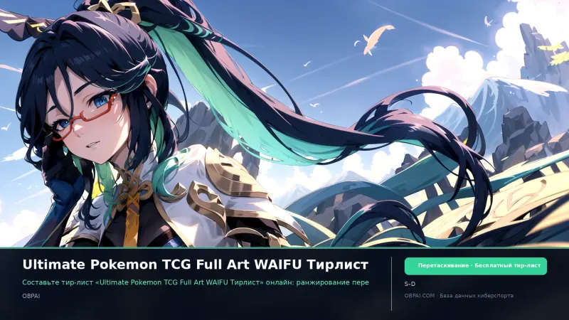 Ultimate Pokemon TCG Full Art WAIFU Тирлист