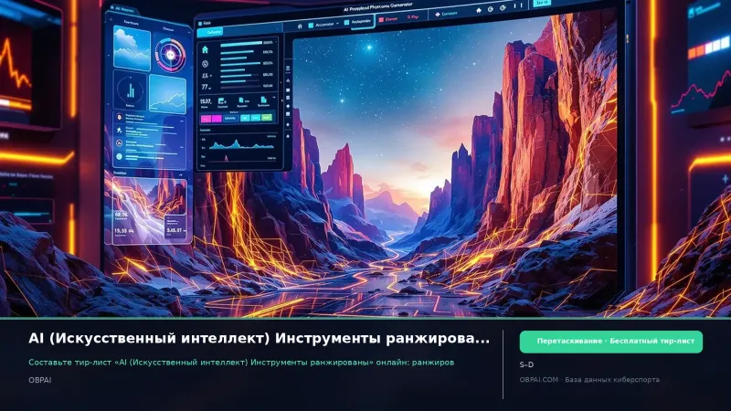 AI (Искусственный интеллект) Инструменты ранжированы
