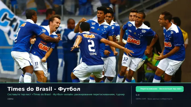 Times do Brasil - Футбол