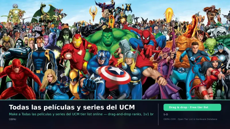 Todas las películas y series del UCM
