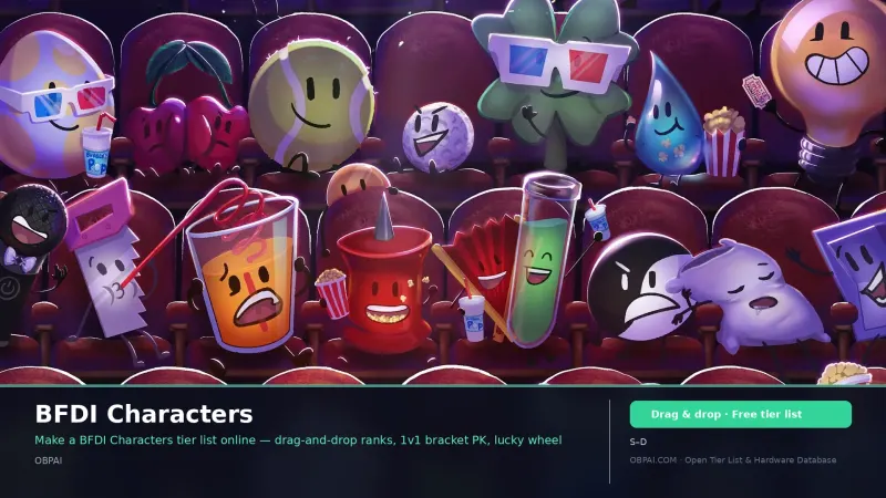 BFDI Characters