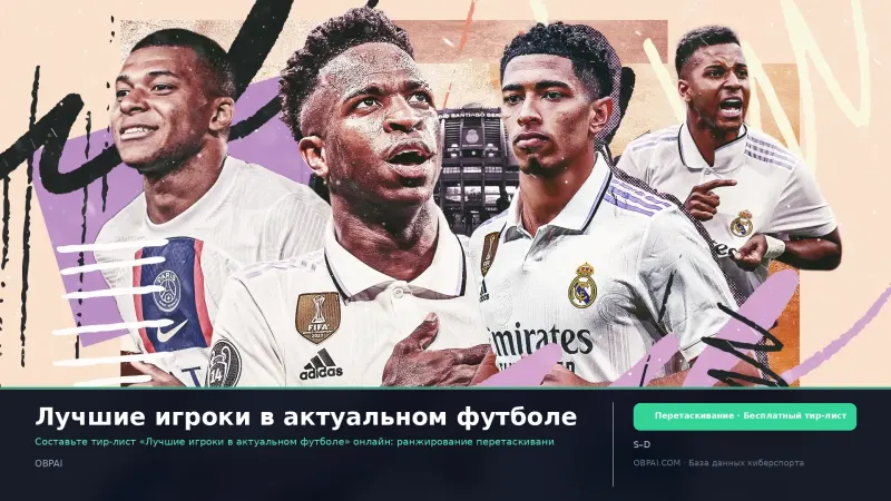 Лучшие игроки в актуальном футболе